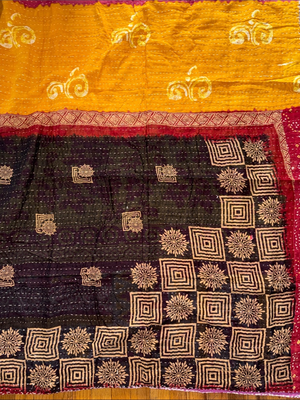 Kantha Throw #1 100% Cotton